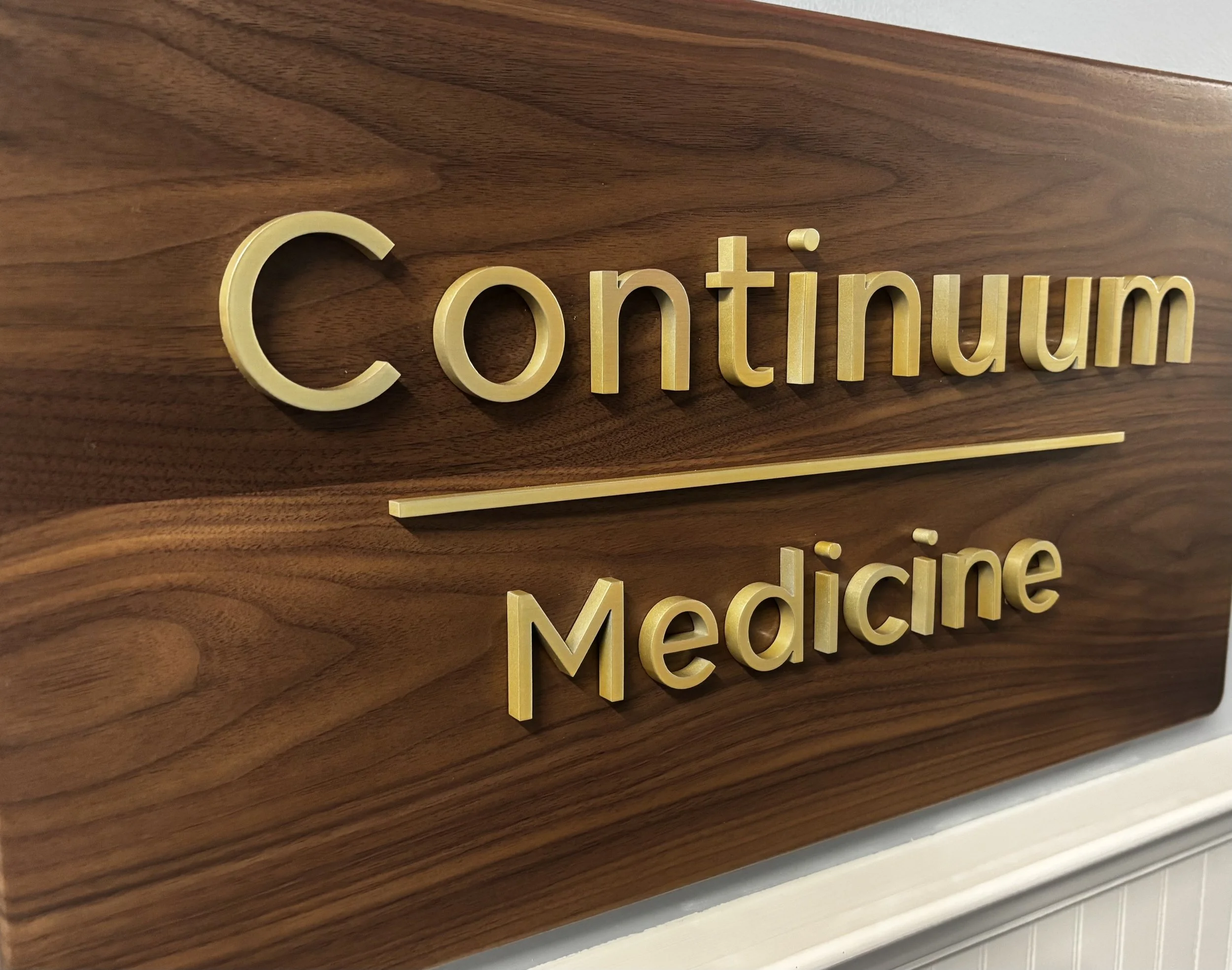 A calm, uncluttered setting reflecting Continuum Medicine's private, physician-led practice.